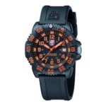 Color Navy Reloj con Correa de Goma
