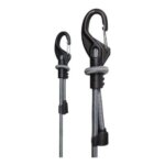 KnotBone Cuerda Elástica con Gancho (Ajustable de 25cm a 122cm)