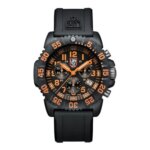 Color Navy Chrono Reloj con Correa de Goma