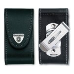 Estuche de Cuero con Clip para Navaja Grande