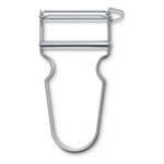 Star Pelador Ergonómico en Metal y Filo de Corte Recto